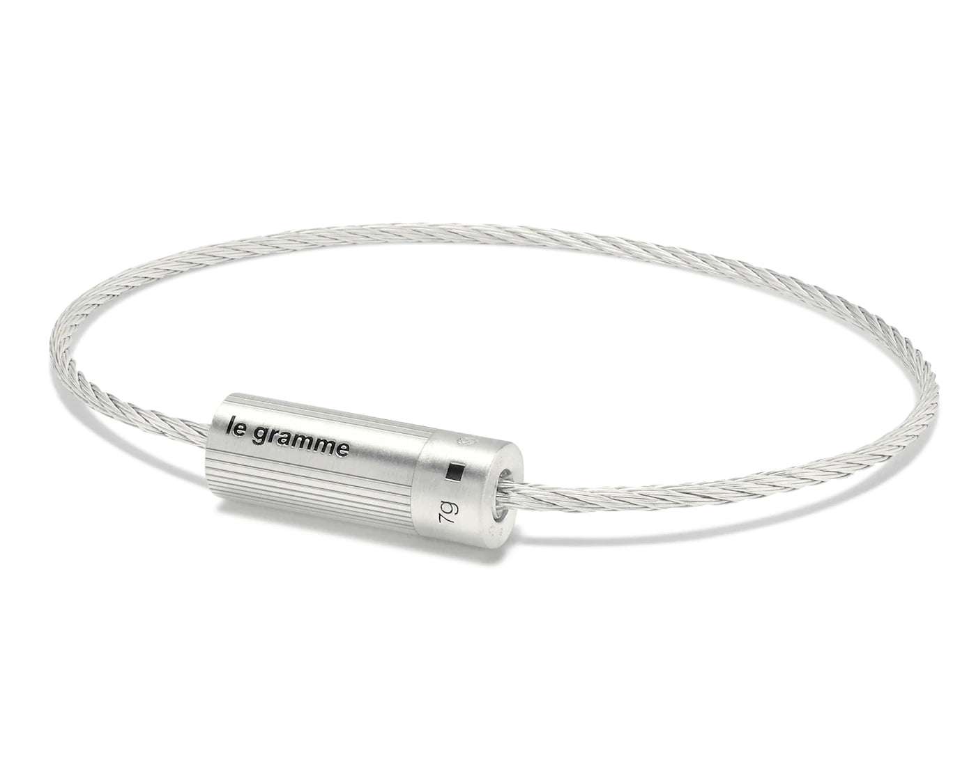 engraved cable bracelet le 7g