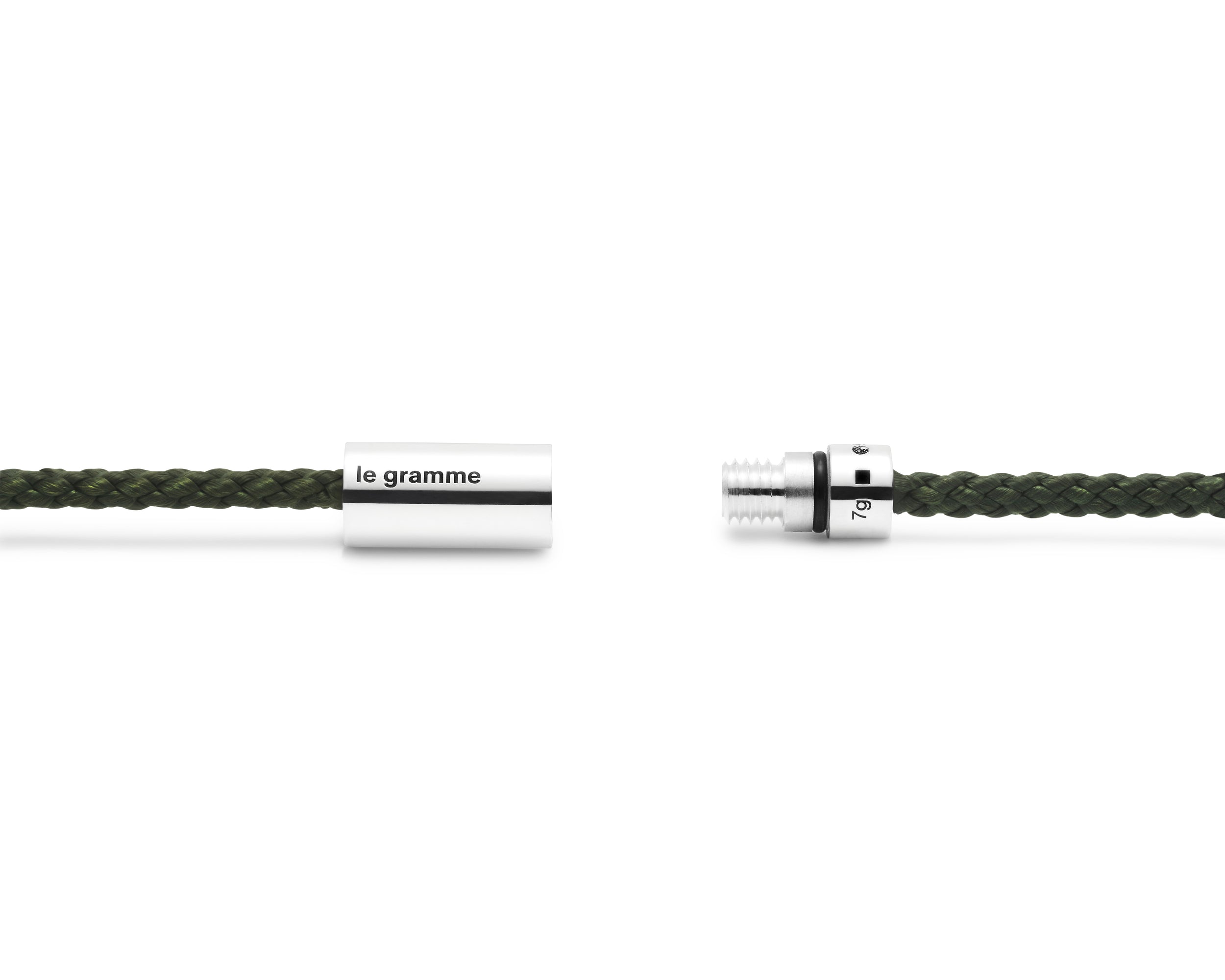 bracelet câble nato kaki le 7g