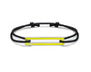 bracelet cordon laqué jaune le 1,7g