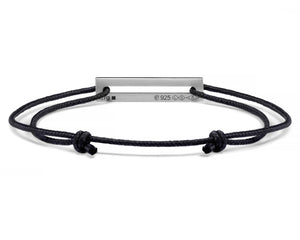 lacquered royal blue cord bracelet le 1,7g