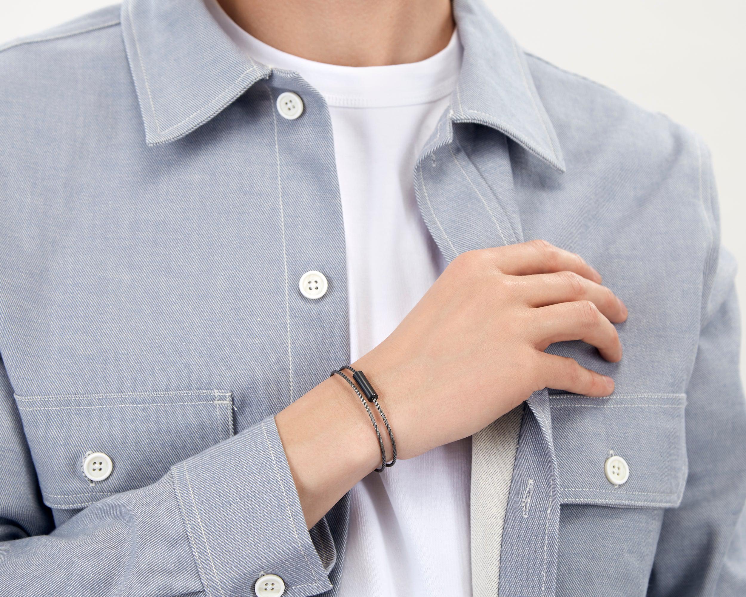 double turn cable bracelet le 9g