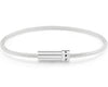 horizontal guilloche cable bracelet le 9g