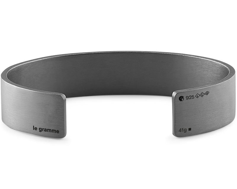 bracelet-ruban-argent-noir-925-41g-bijoux-pour-homme