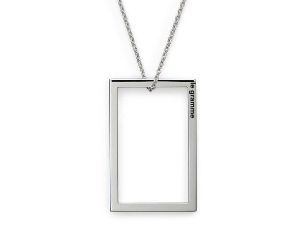collier rectangle le 2,6g