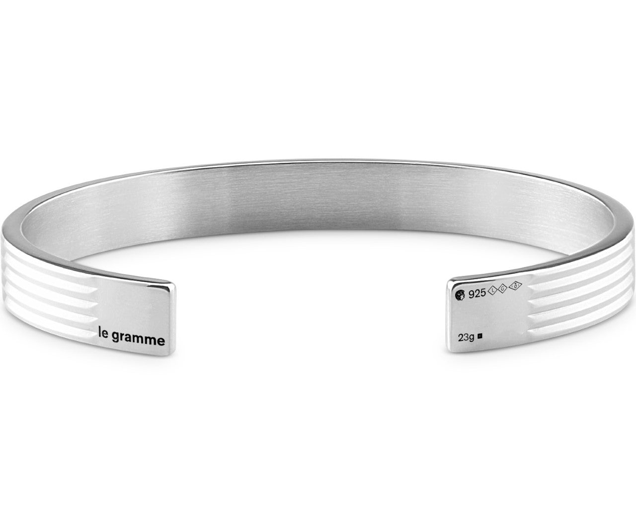 bracelet ruban guilloché le 23g